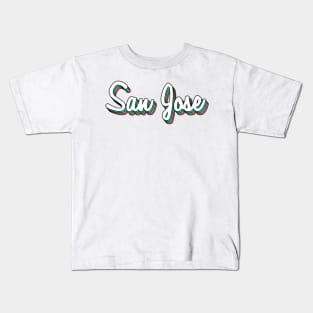 Retro San Jose Kids T-Shirt